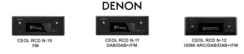 Decoding Denon CEOLs: A Comparison of RCDN10, RCDN11, and RCDN12