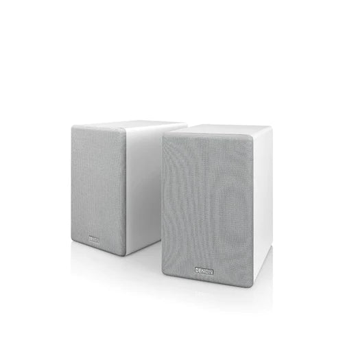 Denon SCN10WTEM Speakers Pair in White Open Box Clearance