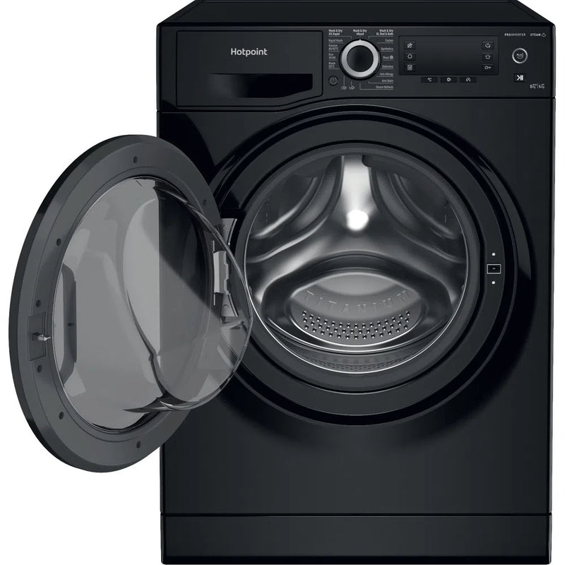 Hotpoint NDD8636BDAUK 8+6kg 1400 Spin Washer Dryer Black