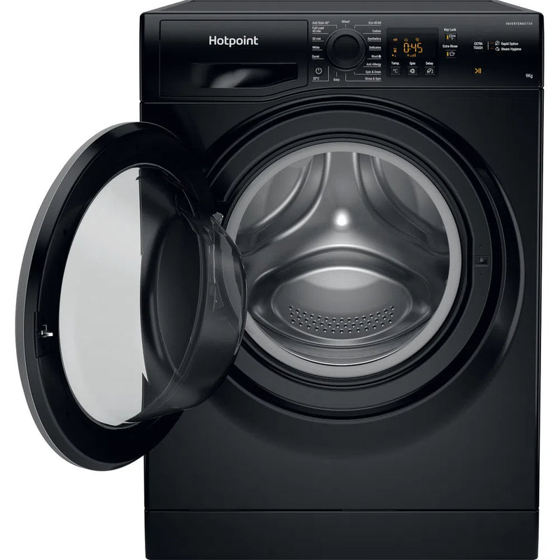 Hotpoint NSWM965CBSUKN 9kg 1600 Spin Washing Machine Black