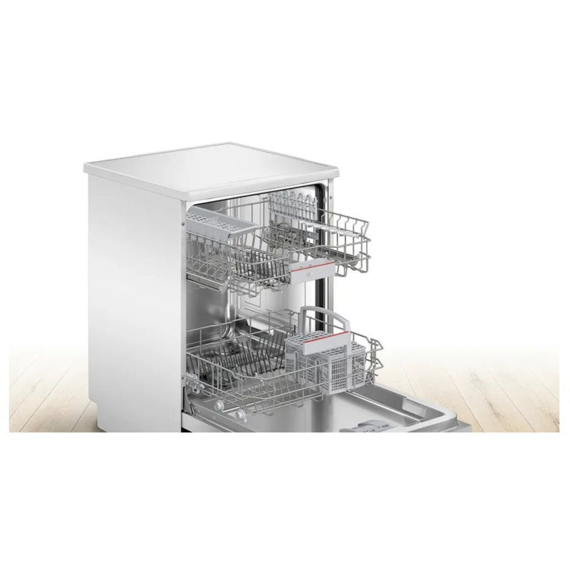 Bosch SMS4HKW00G Series 4 Freestanding Dishwasher White