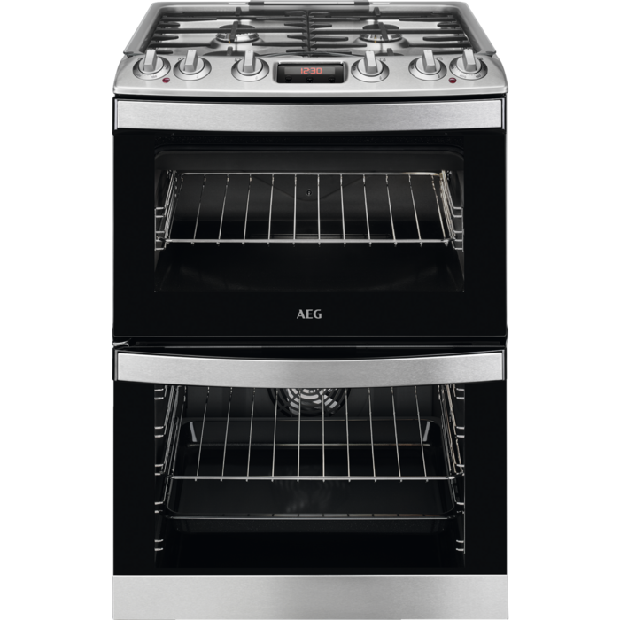 AEG CKB6540ACM Dual Fuel Cooker with Double Oven