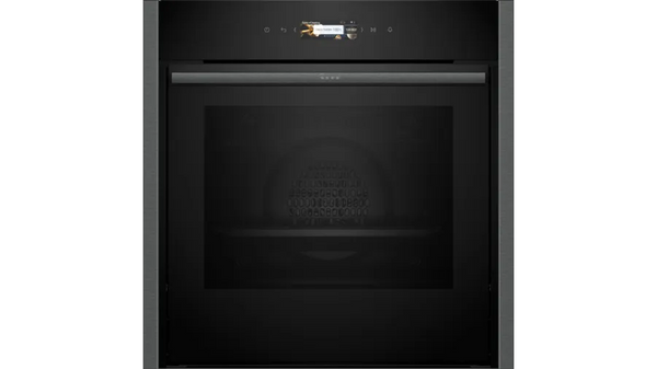 Neff B54CR31G0B N70 Slide and Hide Built-In Electric Single Oven Graphite Grey