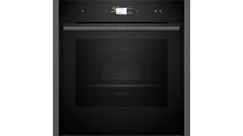 Neff B64FS31G0B N90 Slide and Hide Built-In Electric Single Oven Graphite
