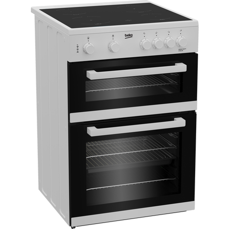 Beko ETC611W 60cm Oven Electric Cooker with Ceramic Hob White