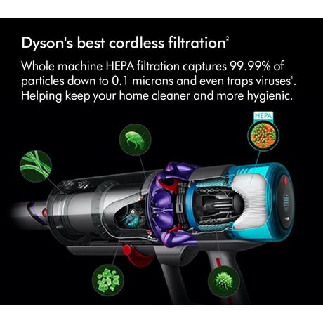 Dyson GEN5DETECT 2023 Cordless Vacuum Cleaner Up To 70 Minutes Run Time Purple
