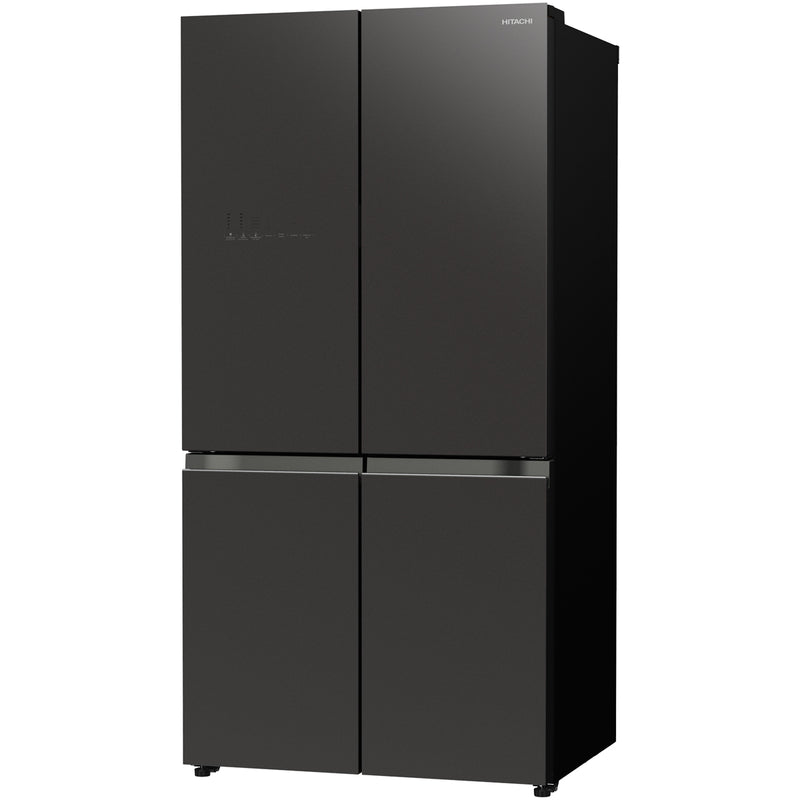 Hitachi RWB640VGB1GMG 4 DOOR Refrigerator Luxury 638L Vacuum Compartment Glass Grey