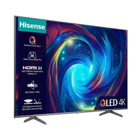 Hisense 75E7KQTUKPRO 75 Inch QLED 4K UHD HDR Smart TV 2023