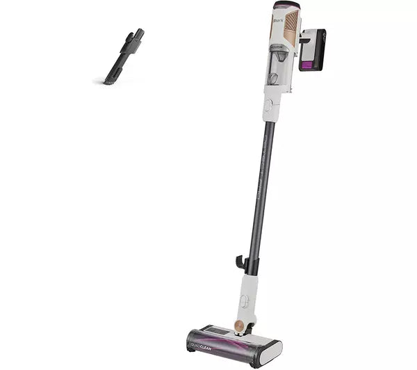 Shark Detect Pro Cordless Vacuum Cleaner - Up To 60 Minutes Run Time White & Brass IW1511UK