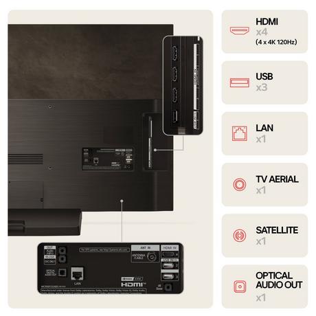 LG OLED48C46LA 48 Inch evo C4 OLED 4K Ultra HD HDR Smart TV 2024