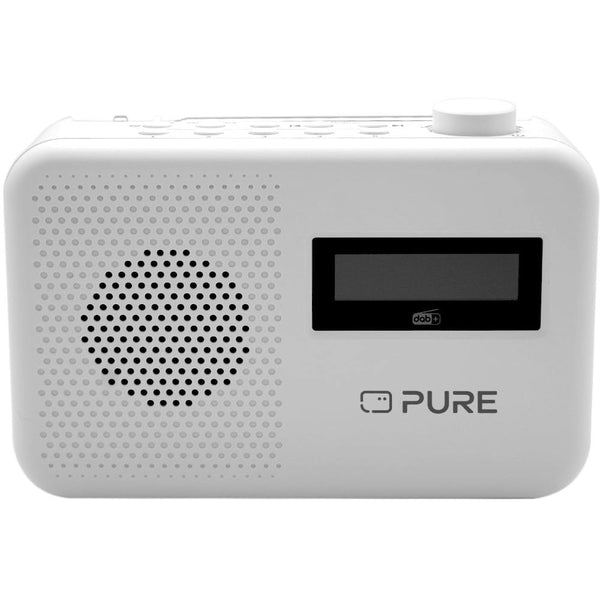 Pure Elan One2 Portable Dab+ Radio with Bluetooth Cotton White