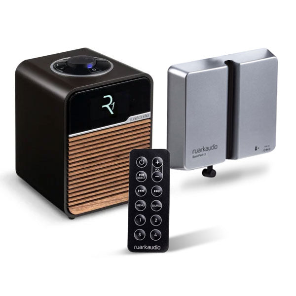 Ruark R1 Mk4 DAB+ Radio With BackPack 3 And Remote Control Package Espresso