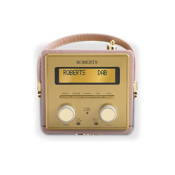 Roberts Revival Mini Dab Dab+ FM Digital Radio Dusky Pink