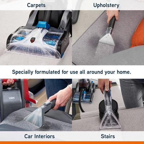 Vax 1-1-143048 Platinum Antibacterial Carpet Cleaning Solution 5pk