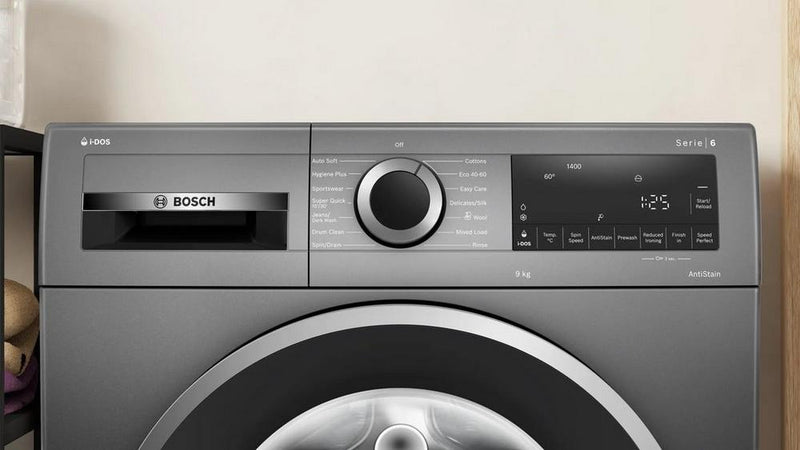 Bosch WGG244ZCGB Serie 6 9kg 1400 Spin Washing Machine Graphite