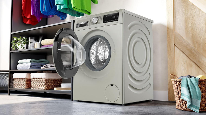 Bosch WGG254ZSGB Serie 6 10kg 1400 Spin Washing Machine Silver Inox