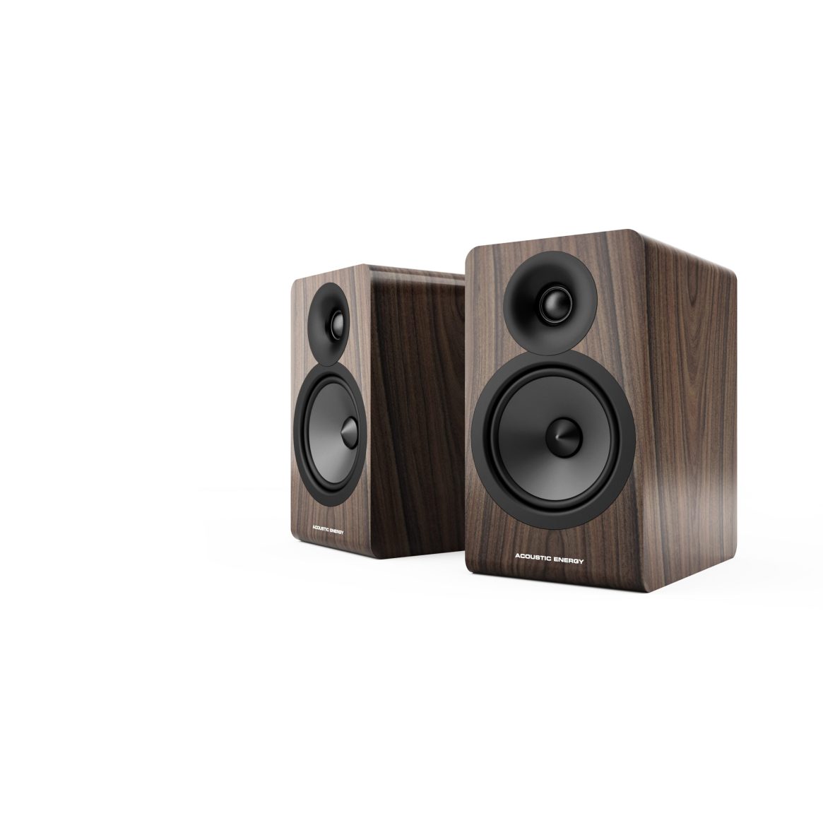 Acoustic Energy AE100 MK2 Walnut Bookshelf Speakers Acoustic