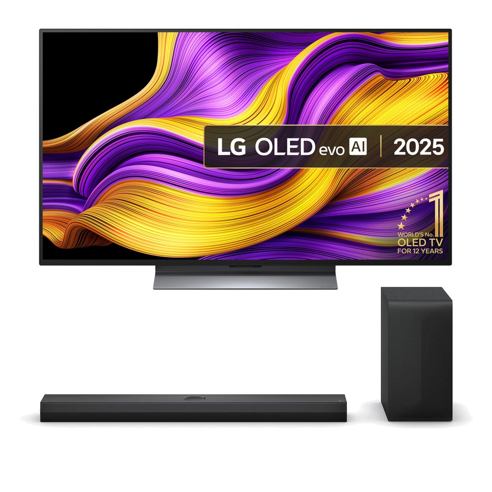 LG OLED48G56LS 48 Inch OLED evo AI G5 4K UHD HDR Smart TV with LG US70TY Soundbar Bundle