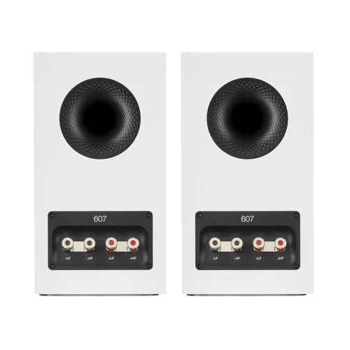 Marantz PM7000N Amplifier Black with Bowers & Wilkins 607 S3 Bookshelf Speakers White