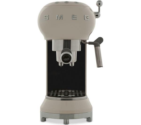 SMEG ECF01CRUK 50s Retro Style Espresso Coffee Machine Cream