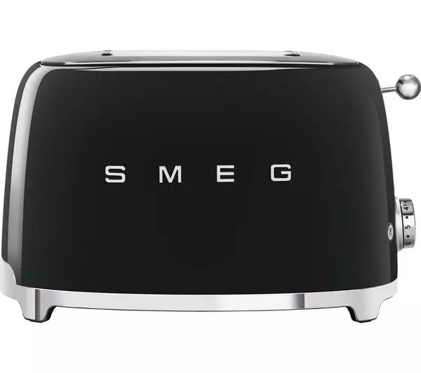 SMEG TSF01BLUK 50s Retro Style 2 Slice Toaster Black