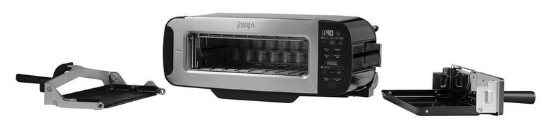 Ninja ST200UK 3-in-1 2 Slice Toaster - Grill and Panini Press - Black
