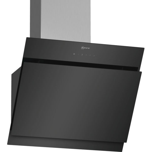 Neff D65IHM1S0B N 50 Wall-mounted cooker hood 60 cm clear glass black printed