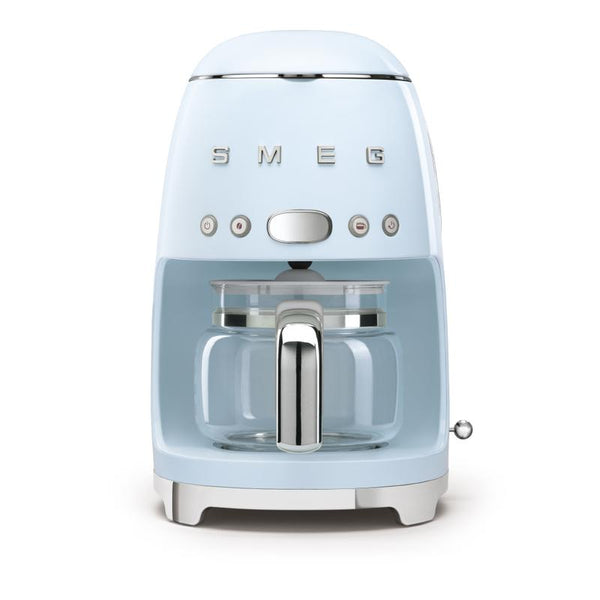 SMEG DCF02PBUK 50s Retro Style Drip Coffee Machine Pastel Blue