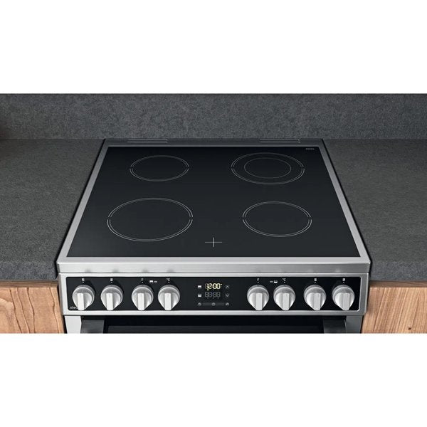 Hotpoint HDM67V8D2CX UK Electric Double Cooker Inox