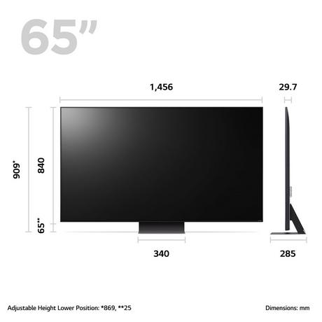 LG 65QNED816RE QNED81 65 Inch QNED 4K HDR Smart UHD TV 2023