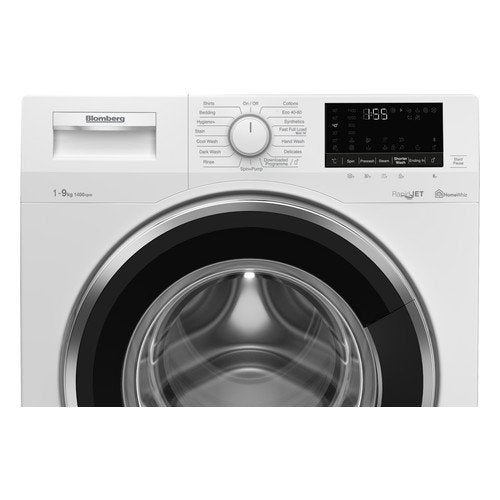 Blomberg LWF194520QW 9kg 1400 Spin Washing Machine with RapidJet Technology White