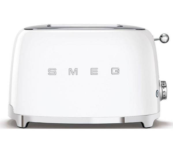 SMEG TSF01WHUK 50s Retro Style 2 Slice Toaster White