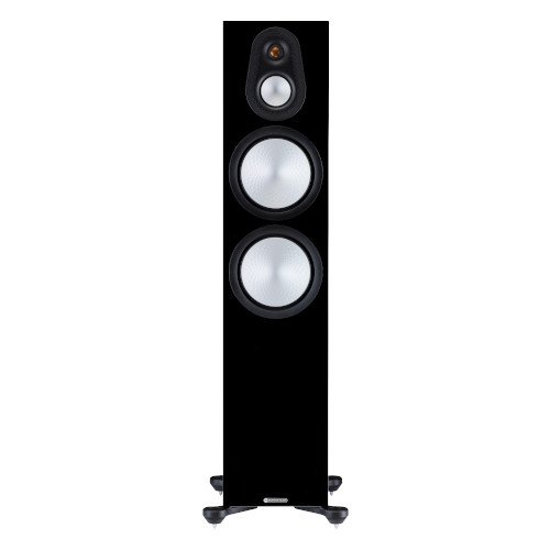 Monitor Audio Silver 500 Floorstanding Speakers Pair 7G Black Gloss