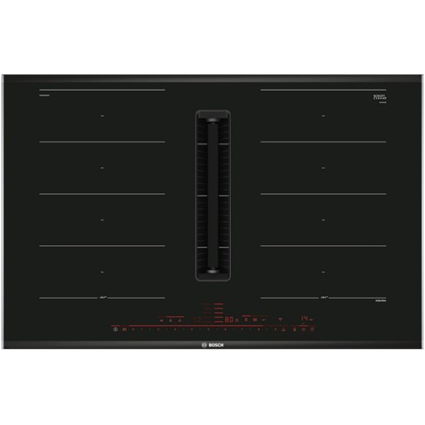 Bosch PXX875D67E Serie 8 Induction hob with integrated ventilation system 80 cm