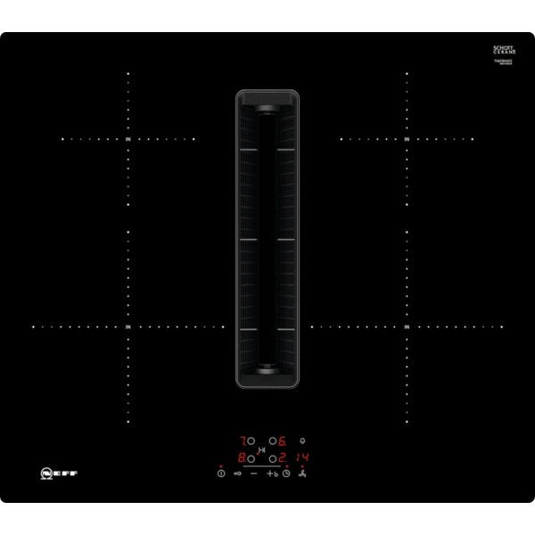 Neff T46CB4AX2 N 50, Induction hob with integrated ventilation system, 60 cm