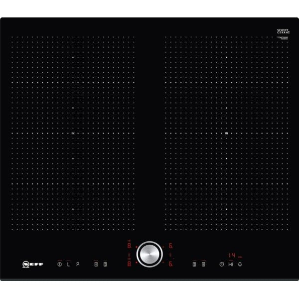 Neff T56FT60X0 N 70, Induction hob, 60 cm, Black, surface mount without frame