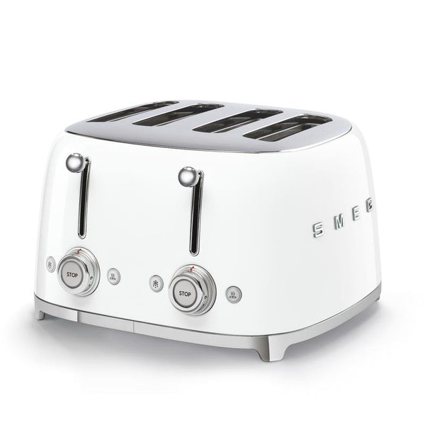 SMEG TSF03WHUK Four Slice Toaster in White