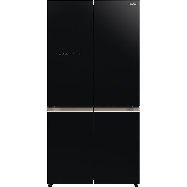 Hitachi RWB640VGB1GBK 4 DOOR Refrigerator Luxury 638L Vacuum Compartment Glass Black