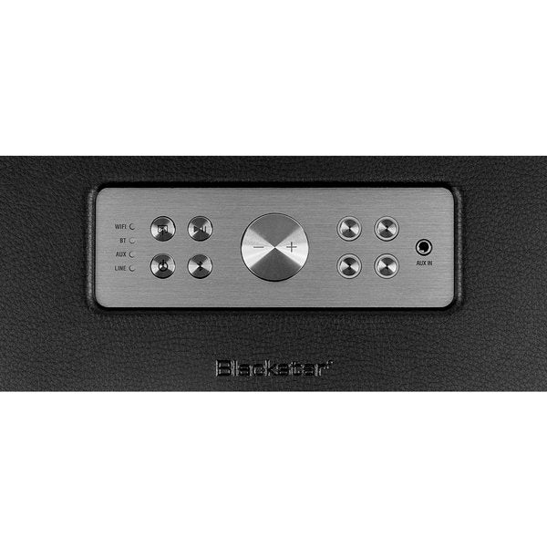 Audio Pro Drumfire Blackstar Edition Wireless Multi-Room Speaker in Black Control Panel Detail