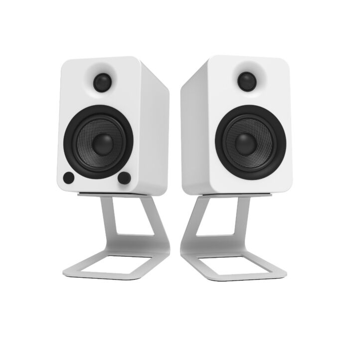 Kanto SE4 Medium Elevated Desktop Speaker Stands White