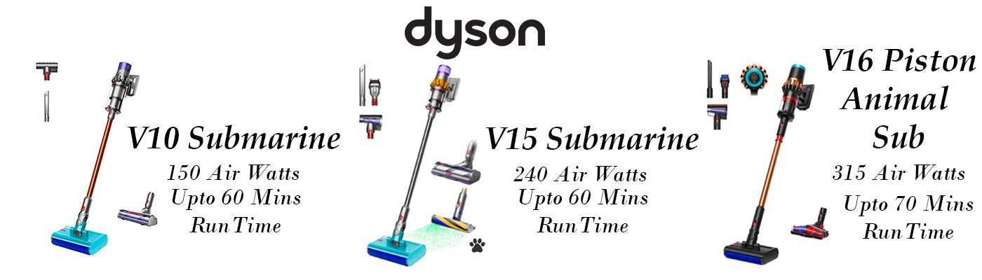 Dyson V10 vs V15s vs V16 Submarine: Which Wet & Dry Cordless Vacuum Is Best?