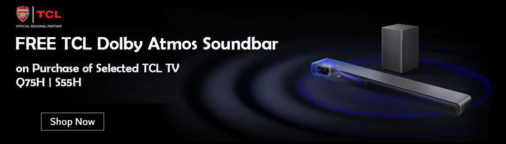 FREE TCL Soundbar when bought with Selected TCL TVs