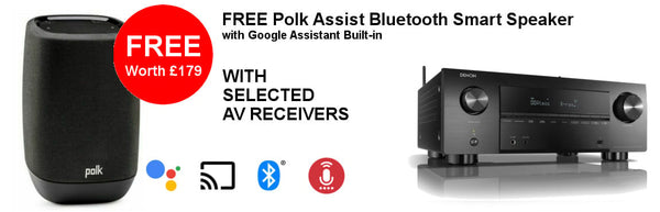 Free Polk Assist on Selected AV Receivers