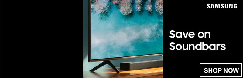 Save on Soundbars when bought with Selected Samsung Televisions