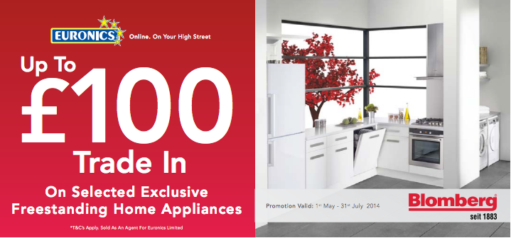Get up to £100 off on your new kitchen appliance with Bloomberg's new trade in offer