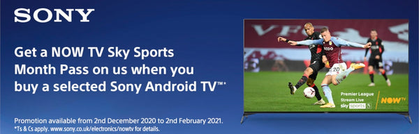 Get a Now TV Sky Sports Month TV