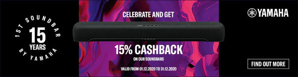 Claim 15% Cashback on Yamaha Soundbars