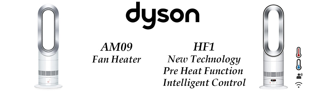 Dyson Hot+Cool HF1 vs AM09: The Dyson Heat and Cool Fan Comparison