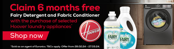Freshen Up Your Laundry: Claim 6 Months of Free Fairy with Hoover!