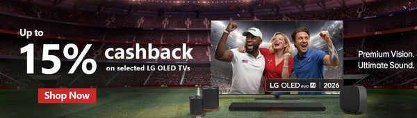 Claim Up to 15% Cashback on Selected LG OLED TVs – Limited Time Offer